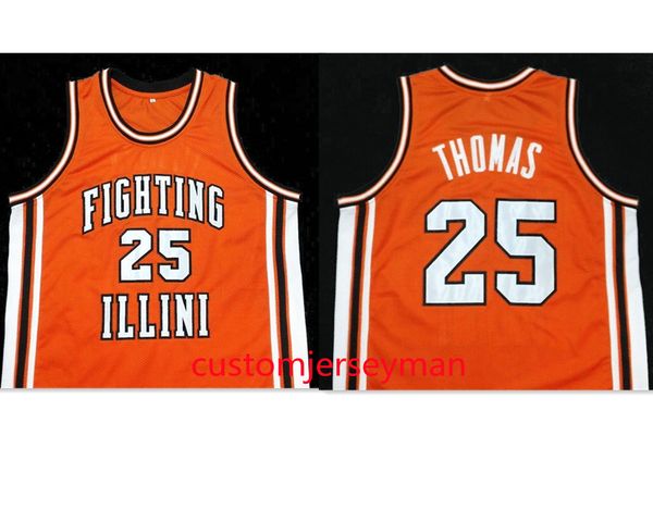 college fighting illinois deon #25 thomas basketball jerseys throwback mens stitched jersey custom made size s-5xl, Black
college fighting illinois deon #25 thomas basketball jerseys throwback mens stitched jersey custom made size s-5xl, Black