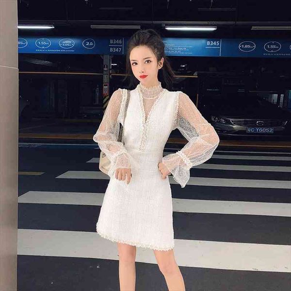 elegant lace two piece womens tracksuits sweet sets stand collar flare sleeve pearl shirt hight waist beaded tweed slim mini, Gray
elegant lace two piece womens tracksuits sweet sets stand collar flare sleeve pearl shirt hight waist beaded tweed slim mini, Gray