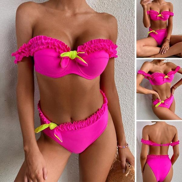 est women swimsuit red shoulder tie bikini with strap sleeve and fashionable s4t6 two-piece suits
est women swimsuit red shoulder tie bikini with strap sleeve and fashionable s4t6 two-piece suits