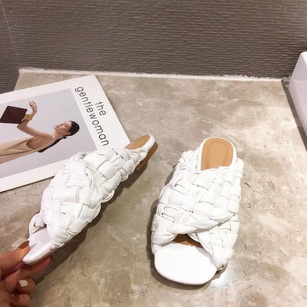 sandals women slippers summer 2021 weave ladies shoes low open toe flat outdoor slides causal female beach, Black
sandals women slippers summer 2021 weave ladies shoes low open toe flat outdoor slides causal female beach, Black