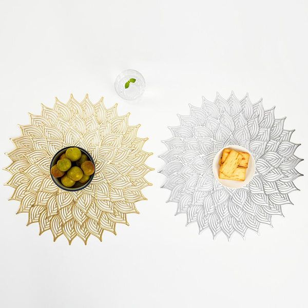 mats & pads golden silver sunflower hollow place entry lux el heat insulated round coasters stick wall decoration dining table
mats & pads golden silver sunflower hollow place entry lux el heat insulated round coasters stick wall decoration dining table
