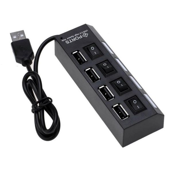 hubs est plug and play slim & light high speed 4 ports usb 2.0 interface external multi expansion hub with on / off switch
hubs est plug and play slim & light high speed 4 ports usb 2.0 interface external multi expansion hub with on / off switch