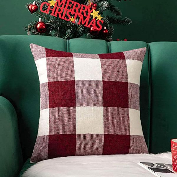 pillow case classic retro checkers plaids cotton linen soft soild decorative square throw cover home decor cushion for christmas
pillow case classic retro checkers plaids cotton linen soft soild decorative square throw cover home decor cushion for christmas
