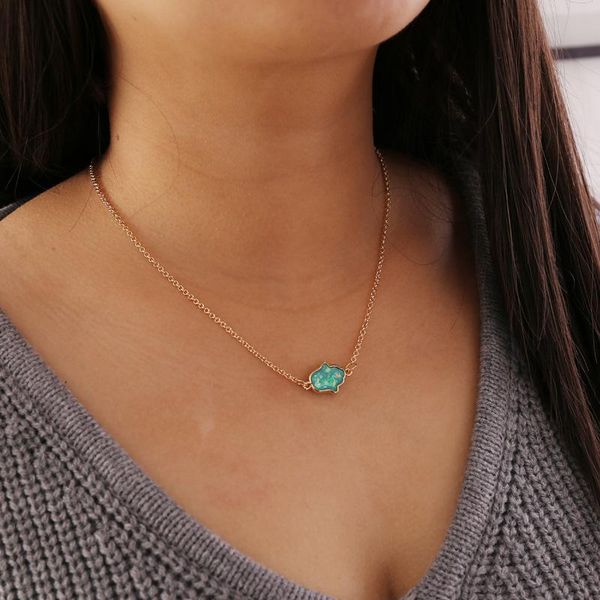 simple creative colorful semi-precious stone hand pendant necklace for women vintage geometric clavicle jewelry yn1620 necklaces, Silver
simple creative colorful semi-precious stone hand pendant necklace for women vintage geometric clavicle jewelry yn1620 necklaces, Silver