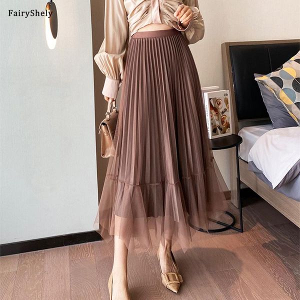 skirts fairyshely 2021 spring summer korean elegant veil skirt women high waist tulle two ways to wear positive and negative, Black
skirts fairyshely 2021 spring summer korean elegant veil skirt women high waist tulle two ways to wear positive and negative, Black