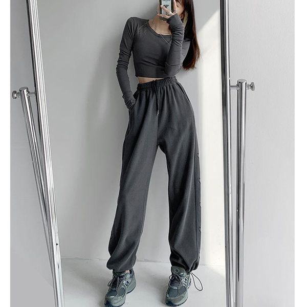 women's pants & capris embroidery love bandage leggings straight leg casual loose sweatpants womens thin long drawstring, Black;white
women's pants & capris embroidery love bandage leggings straight leg casual loose sweatpants womens thin long drawstring, Black;white