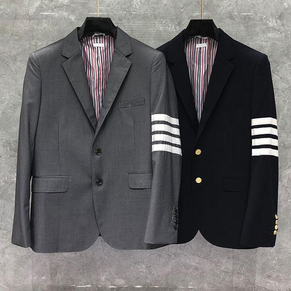 men's suits & blazers tb thom fashion formal jacket, british casual wear, striped wool coat with a row of buttons, spring and autumn, 2, White;black
men's suits & blazers tb thom fashion formal jacket, british casual wear, striped wool coat with a row of buttons, spring and autumn, 2, White;black
