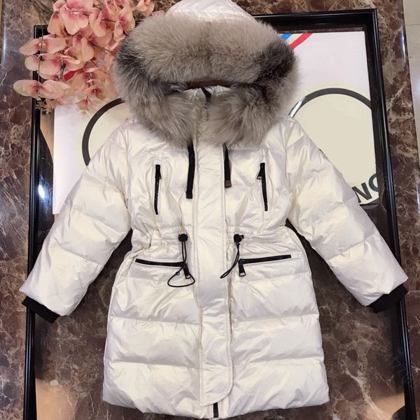 2021ss designer kids down jacket hat detachable cat logo silver foxx fur collar brand winter high-end boys girls midi hoodie coat wholesale, Blue;gray
2021ss designer kids down jacket hat detachable cat logo silver foxx fur collar brand winter high-end boys girls midi hoodie coat wholesale, Blue;gray