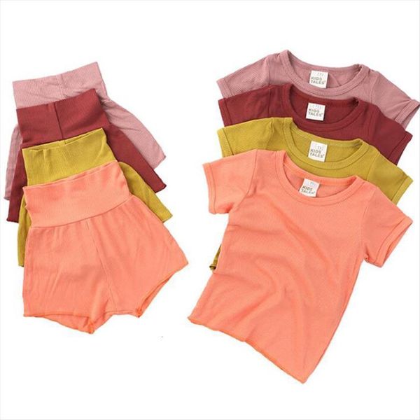 summer cotton solid color pajamas set baby girls boys t shirt shorts suit toddler home clothes casual soft, White
summer cotton solid color pajamas set baby girls boys t shirt shorts suit toddler home clothes casual soft, White