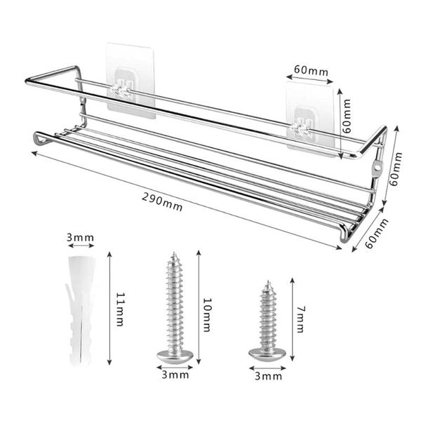 big capacity adhesive spice bottle bracket house rack metal punch-shelf holder organizer kitchen toilet storage & organization
big capacity adhesive spice bottle bracket house rack metal punch-shelf holder organizer kitchen toilet storage & organization