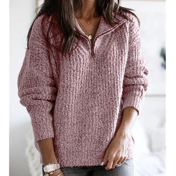 aprmhisy solid women sweaters 2021 autumn winter casual street loose knitted pullovers femme women's, White;black
aprmhisy solid women sweaters 2021 autumn winter casual street loose knitted pullovers femme women's, White;black