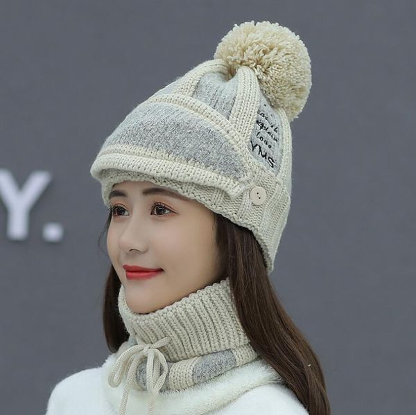 very good ladies autumn and winter all-match knitted hat caps scarves sets dmzm035a fashion youth ear protection warmth plus velvet thick cy, Blue;gray
very good ladies autumn and winter all-match knitted hat caps scarves sets dmzm035a fashion youth ear protection warmth plus velvet thick cy, Blue;gray