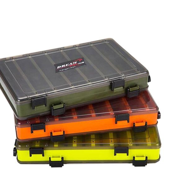 multifunctional double sided bait box transparency and high capacity plastic fishing tackle container accessories
multifunctional double sided bait box transparency and high capacity plastic fishing tackle container accessories