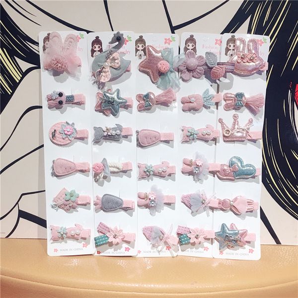 18pcs/set cartoon baby hair clips cute bows flower princess baby girls hairpins headwear kids children hair accessories, Slivery;white
18pcs/set cartoon baby hair clips cute bows flower princess baby girls hairpins headwear kids children hair accessories, Slivery;white