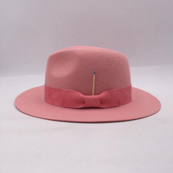stingy brim hats retro fashion hat pink wool panama for women england cap bow, Blue;gray
stingy brim hats retro fashion hat pink wool panama for women england cap bow, Blue;gray