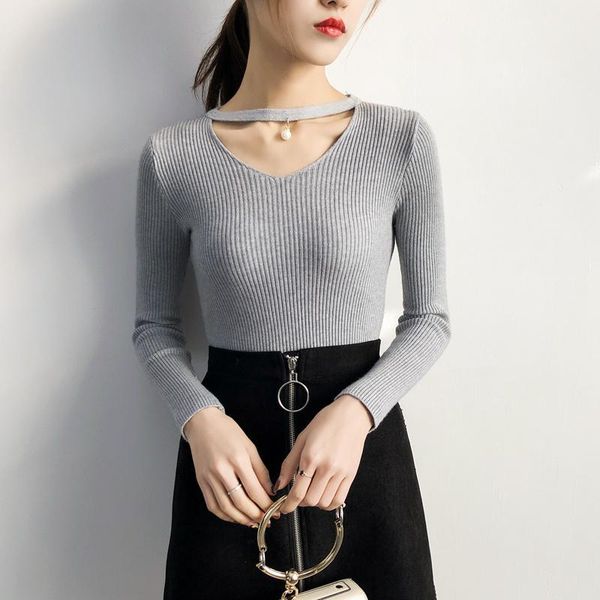 women's sweaters v neck women autumn winter long sleeve slim solid streetwear knitted n pullover burgundy, White;black
women's sweaters v neck women autumn winter long sleeve slim solid streetwear knitted n pullover burgundy, White;black