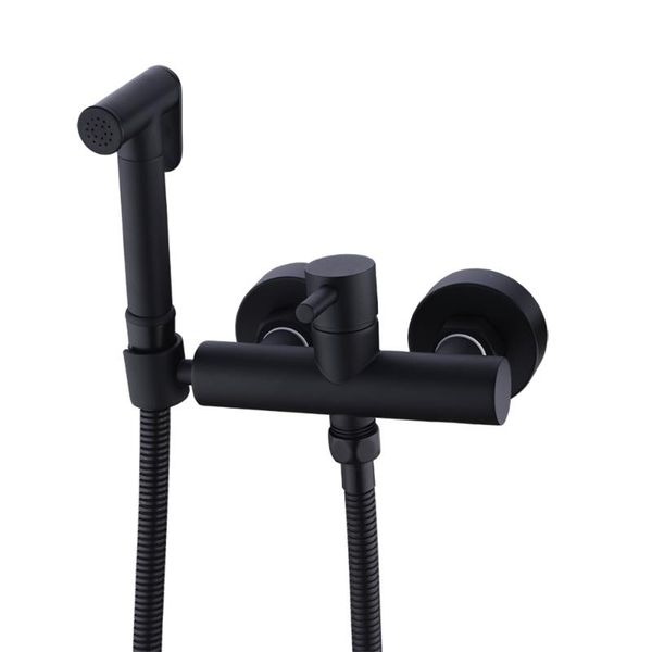 matte black brass handheld bidet shower sprayer with round mixer valve& stainless steel 1.5 m hose bathroom sets
matte black brass handheld bidet shower sprayer with round mixer valve& stainless steel 1.5 m hose bathroom sets