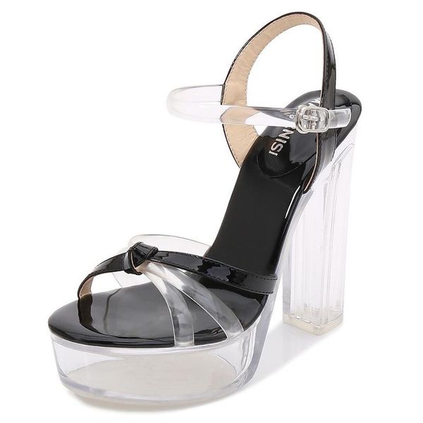 mclubgirl 2021design women's fashion platfrom creative models crystal waterproof platform high-heeled sandals wz-3001-1, Black
mclubgirl 2021design women's fashion platfrom creative models crystal waterproof platform high-heeled sandals wz-3001-1, Black