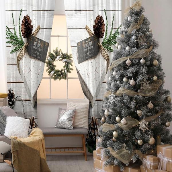 curtain christmas gifts wrapped with pine tree branches cones on wooden table po white green brown & drapes
curtain christmas gifts wrapped with pine tree branches cones on wooden table po white green brown & drapes