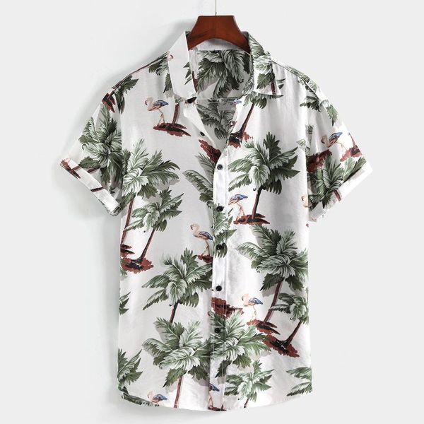 men's casual shirts summer style men's short sleeves tree printing turn down collar male single breasted beach hawaiian shirt s229, White;black
men's casual shirts summer style men's short sleeves tree printing turn down collar male single breasted beach hawaiian shirt s229, White;black