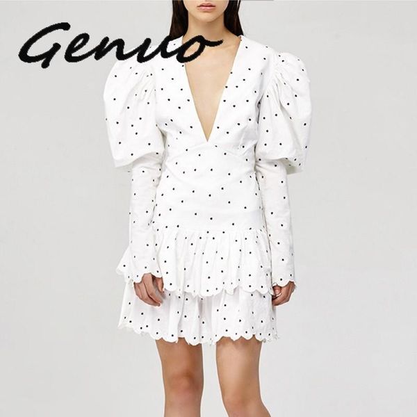casual dresses genuo 2021 summer polka dot dress for women v neck puff sleeve high waist ruffles mini female fasihon clothing, Black;gray
casual dresses genuo 2021 summer polka dot dress for women v neck puff sleeve high waist ruffles mini female fasihon clothing, Black;gray