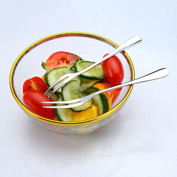forks 4/6pcs stainless steel two-tine fork tasting appetizer portable cocktail salad fruit for party travel 2021
forks 4/6pcs stainless steel two-tine fork tasting appetizer portable cocktail salad fruit for party travel 2021