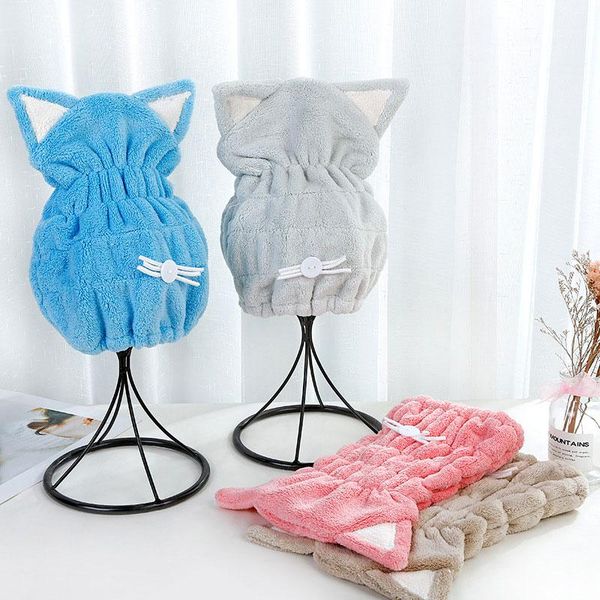 shower caps quickly dry hair hat wrapped towel bathing cap gorra mujer bathroom cat ear coral fleece turban
shower caps quickly dry hair hat wrapped towel bathing cap gorra mujer bathroom cat ear coral fleece turban
