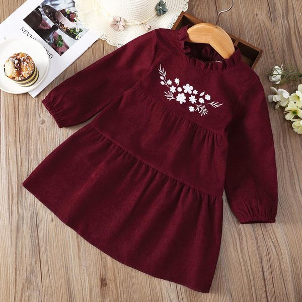 girl's dresses baby girl spring autumn corduroy dress year christmas female kids clothes long sleeve prince winter, Red;yellow
girl's dresses baby girl spring autumn corduroy dress year christmas female kids clothes long sleeve prince winter, Red;yellow