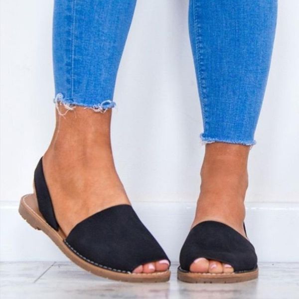summer sandals women plus size flats female casual peep toe shoes faux suede slip on elastic band leisure solid footwear, Black
summer sandals women plus size flats female casual peep toe shoes faux suede slip on elastic band leisure solid footwear, Black