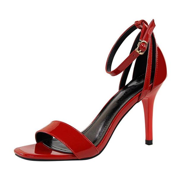 summer shoes woman sandals designer patent leather high heels women wedding lady pumps a0203, Black
summer shoes woman sandals designer patent leather high heels women wedding lady pumps a0203, Black