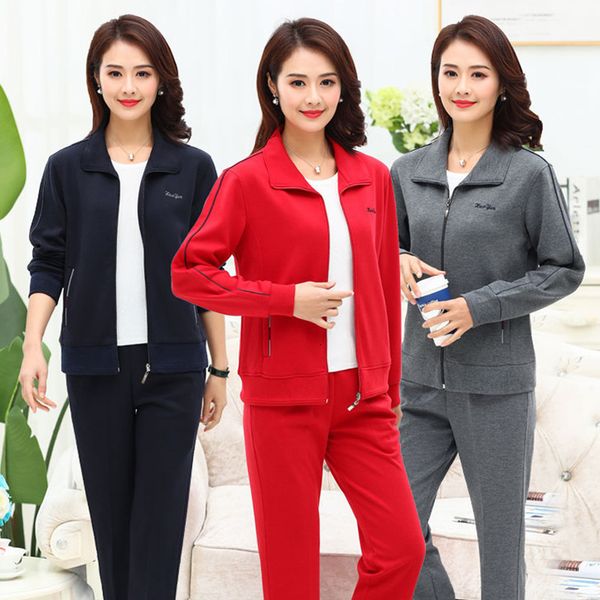 women's tracksuits middle aged and old sportswear fashion suit middle aged leisure jacket sportswear loose spring and autumn mother, Gray
women's tracksuits middle aged and old sportswear fashion suit middle aged leisure jacket sportswear loose spring and autumn mother, Gray