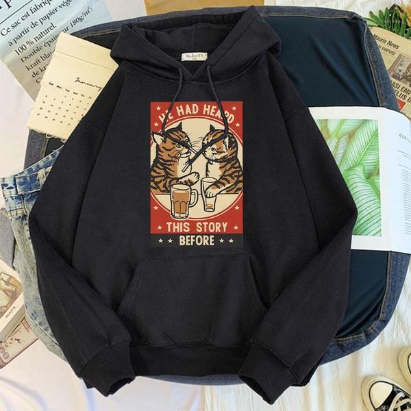 men's hoodies & sweatshirts cute cat talk he had heard this story before mens harajuku clothing fleece tracksuit for male, Black
men's hoodies & sweatshirts cute cat talk he had heard this story before mens harajuku clothing fleece tracksuit for male, Black
