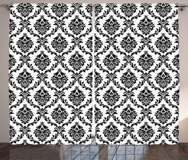 curtain & drapes damask curtains pattern classical monochromic antique designed artwork window for living room
curtain & drapes damask curtains pattern classical monochromic antique designed artwork window for living room