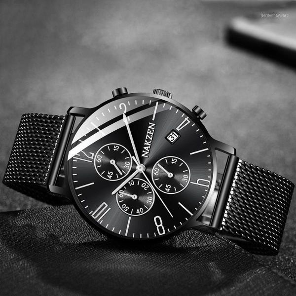 wristwatches luxury quartz watches men brand nakzen men's business sport watch waterproof chronograph relogio masculino, Slivery;brown
wristwatches luxury quartz watches men brand nakzen men's business sport watch waterproof chronograph relogio masculino, Slivery;brown