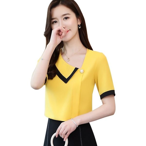dress women shirts short sleeve summer chiffon shirt fashion womens and blouses harajuku, White
dress women shirts short sleeve summer chiffon shirt fashion womens and blouses harajuku, White