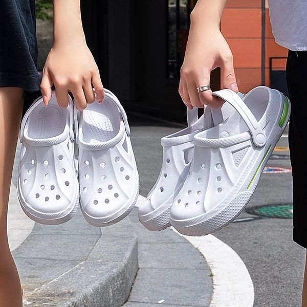 cushion hole sandals male non-slip clogs garden shoes for men couple soft comfortable beach sandals female, Black
cushion hole sandals male non-slip clogs garden shoes for men couple soft comfortable beach sandals female, Black