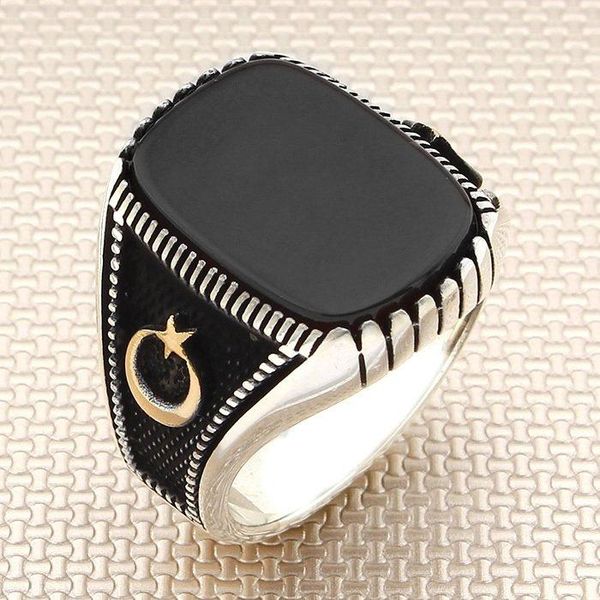 cluster rings rectangle black onyx stone men silver ring with turkish flag crescent star motif made in turkey solid 925 sterling, Golden;silver
cluster rings rectangle black onyx stone men silver ring with turkish flag crescent star motif made in turkey solid 925 sterling, Golden;silver