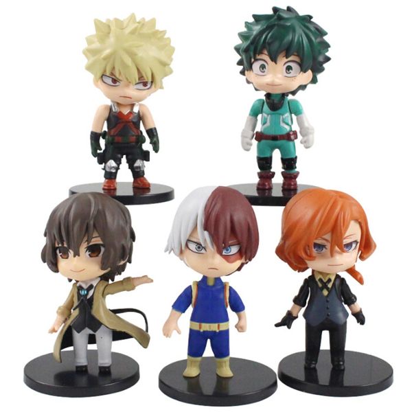 5pcs/lot My Hero Academia Figure Toy Midoriya Izuku Todoroki Shoto Bakugo Katsuki Dazai Osamu Nakahara Chuya PVC Model Doll
5pcs/lot My Hero Academia Figure Toy Midoriya Izuku Todoroki Shoto Bakugo Katsuki Dazai Osamu Nakahara Chuya PVC Model Doll