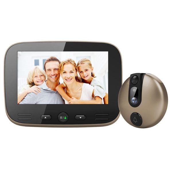doorbells 1 set intelligent door bell ir led 4.3 inch colorful monitor peephole security camera smart home intercom system use battery
doorbells 1 set intelligent door bell ir led 4.3 inch colorful monitor peephole security camera smart home intercom system use battery