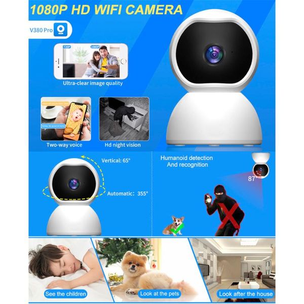 camera baby monitor 2mp 1080p hd wifi 355° home cctv night vision 2-way audio alarm push security surveillance ip cameras
camera baby monitor 2mp 1080p hd wifi 355° home cctv night vision 2-way audio alarm push security surveillance ip cameras