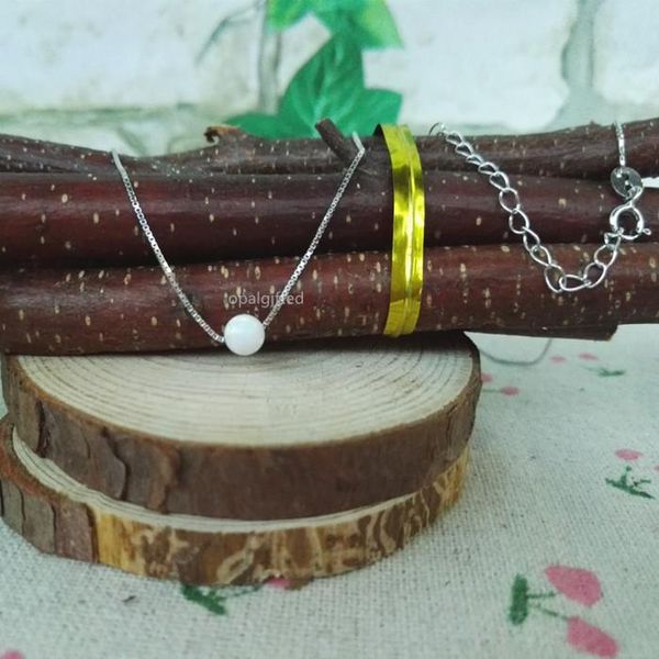 pendant necklaces (1pc/lot) synthetic 5mm white opal beads necklace s925 silver for gift
pendant necklaces (1pc/lot) synthetic 5mm white opal beads necklace s925 silver for gift