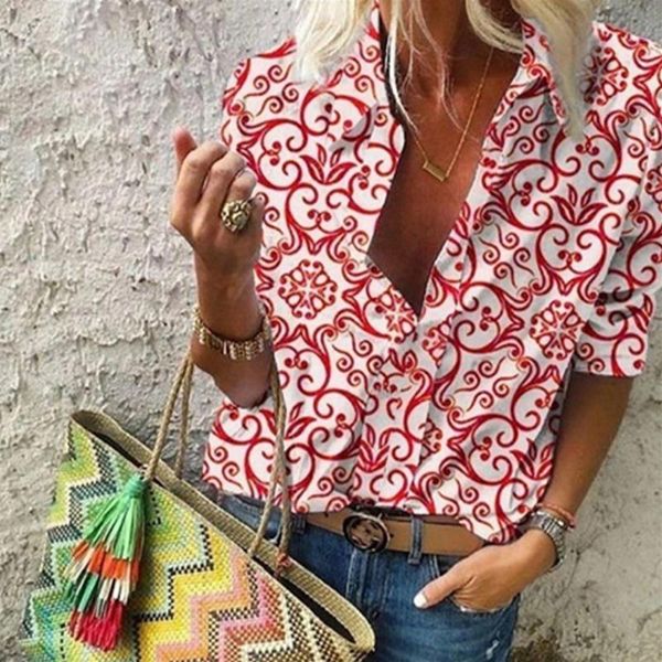 women's blouses & shirts spring autumn shirt fashion creative pattern print casual long sleeve elegant buttons lapel blouse plus size, White
women's blouses & shirts spring autumn shirt fashion creative pattern print casual long sleeve elegant buttons lapel blouse plus size, White
