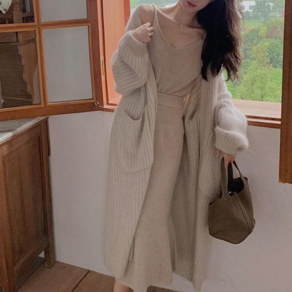 women's knits & tees spring autumn fashion sweater coat women dress lazy wind loose outer wear long sleeves versatile knitted cardigan, White
women's knits & tees spring autumn fashion sweater coat women dress lazy wind loose outer wear long sleeves versatile knitted cardigan, White