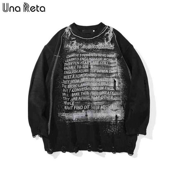 una reta sweater men print streetwear men clothes long sleeve pullover men pull homme loose hole couple sweater 210820, White;black
una reta sweater men print streetwear men clothes long sleeve pullover men pull homme loose hole couple sweater 210820, White;black