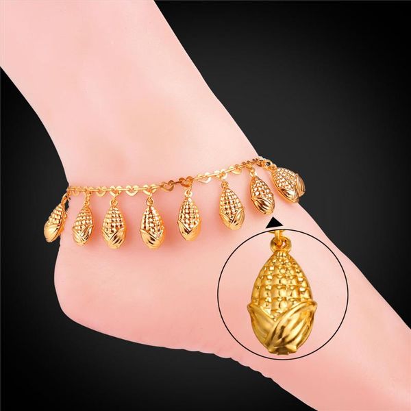 anklets kpop plant corn foot anklet for women gold/silver color wholesale trendy chain jewelry leg accessories a209, Red;blue
anklets kpop plant corn foot anklet for women gold/silver color wholesale trendy chain jewelry leg accessories a209, Red;blue