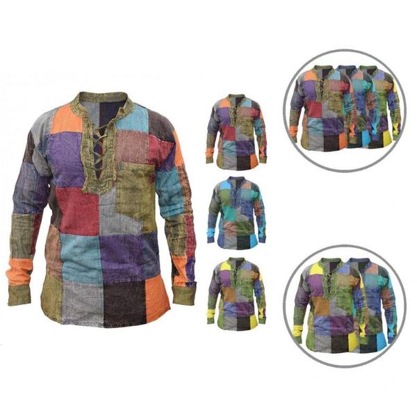 men's casual shirts stylish colorful artistic patchwork men shirt quick dry round neck, White;black
men's casual shirts stylish colorful artistic patchwork men shirt quick dry round neck, White;black