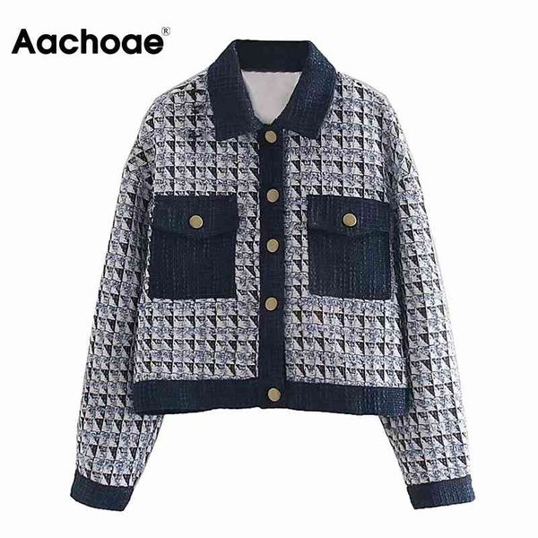 aachoae woolen elegant jacket women plaid patchwork short lady batwing sleeve chic pocket coat female outwear autumn spring 210413, Black;brown
aachoae woolen elegant jacket women plaid patchwork short lady batwing sleeve chic pocket coat female outwear autumn spring 210413, Black;brown