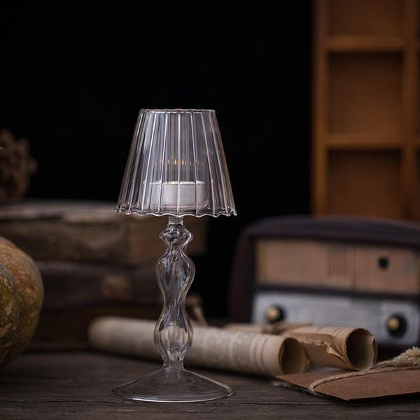 transparent glass candle holder candlestick table lamp shape romantic wedding christmas party decor home zm806 holders 
transparent glass candle holder candlestick table lamp shape romantic wedding christmas party decor home zm806 holders