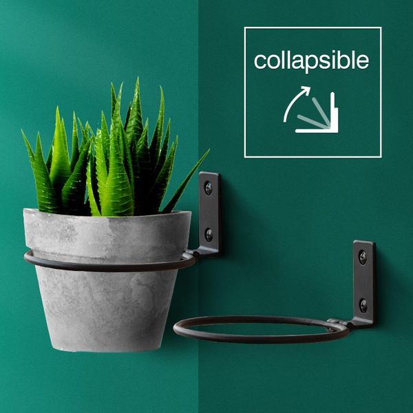 3pcs wall mounted flower pot trays 11cm/15cm folding metal ring holder planter tray stand bracket balcony h planters & pots
3pcs wall mounted flower pot trays 11cm/15cm folding metal ring holder planter tray stand bracket balcony h planters & pots