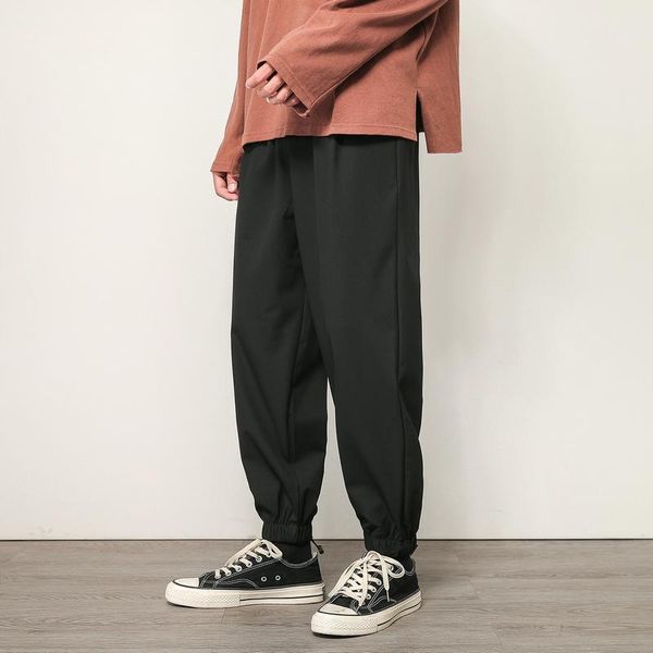streetwear summer men solid elastic pencil pants casual full-length plus size joggers men's, Black
streetwear summer men solid elastic pencil pants casual full-length plus size joggers men's, Black